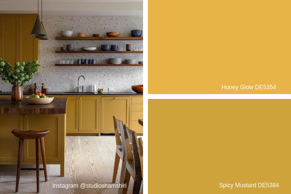 Welcome Autumn With Warm Colors In The, Warm Kitchen Colors
